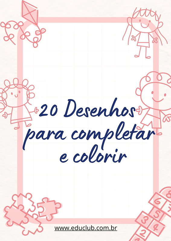 20 Desenhos Para Completar E Colorir Educlub 20-desenhos-para-completar-e-colorir-educlub